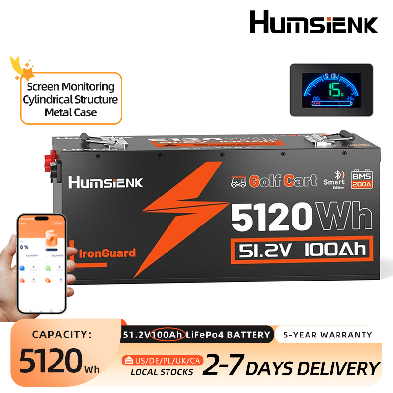 Lifepo4 12V 100Ah Bms Bluetooth - Batteria LiFePO4 Humsienk 48V 100Ah Specializzata