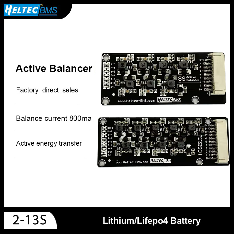 12S Lipo Battery Balancing Board - Scheda di Bilanciamento Attivo 0.8A Equalizzatore