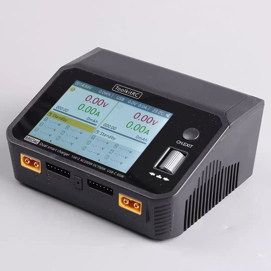Toolkitrc M6Dac Smart Charger - ToolkitRC M6DAC 350W X 2 USB-C