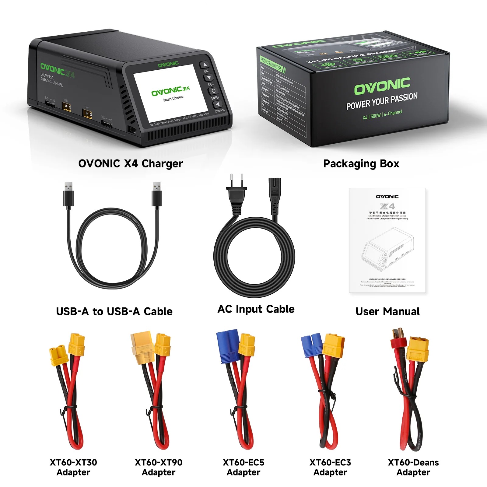 Toolkitrc M6Dac Smart Charger - Caricabatterie Intelligente Ovonic X4 AC500W a