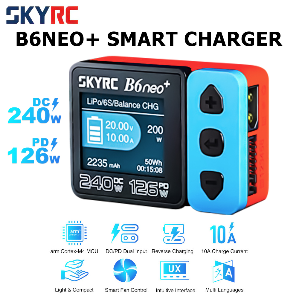 Skyrc B6 Neo Smart Charger - Caricabatterie SkyRC B6 neo Smart DC