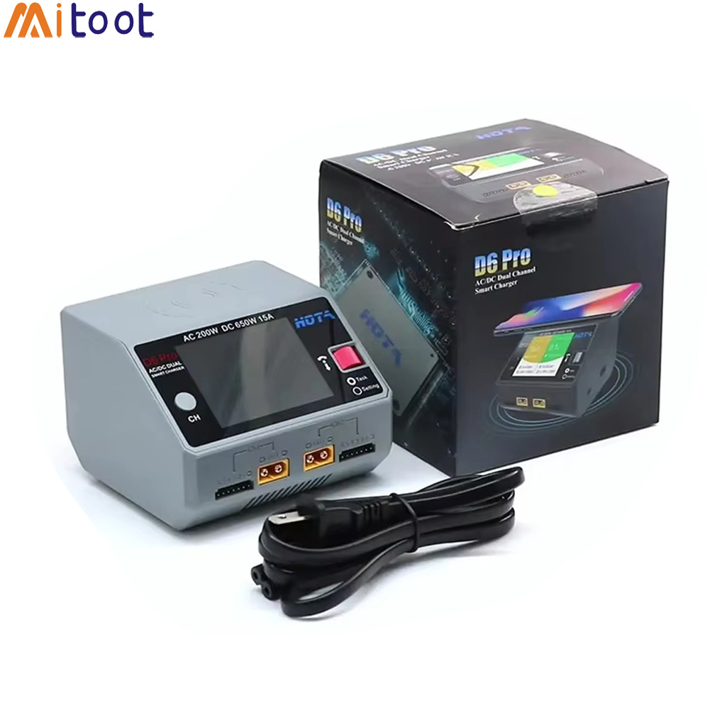 Caricabatterie Intelligente HO - Hota D6 Pro Dual Lipo Charger recensione e prezzo