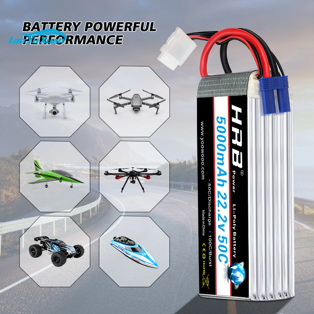 Batteria Lipo 2 pezzi 6S 22.2V - 6S Lipo Battery 22.2V 5000Mah recensione e prezzo