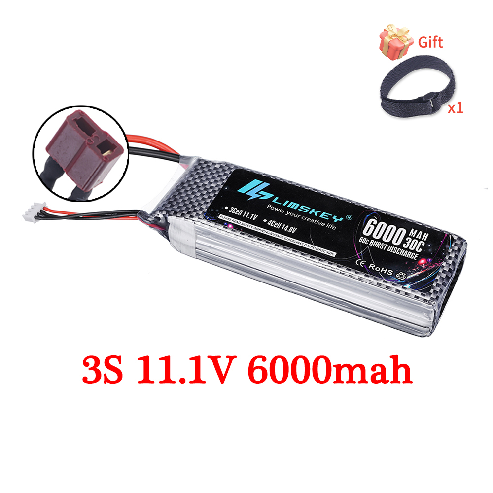 7.4V 11.1V 14.8V 22.2V 6000mAh - 4S Lipo Battery 14.8V 6000Mah recensione e prezzo
