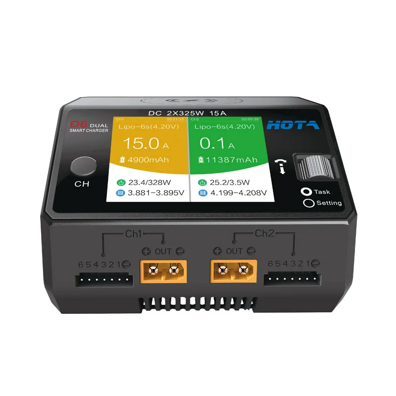 Caricabatterie Smart Hota D6 D - Hota D6 Pro Dual Lipo Charger recensione e prezzo