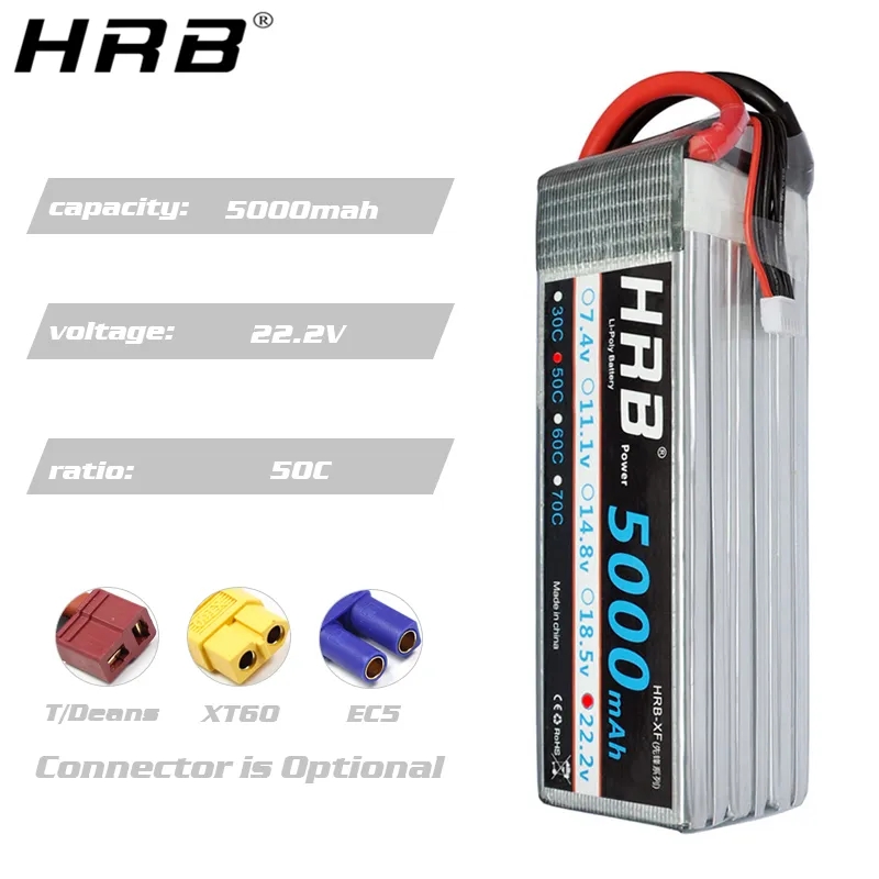 Batteria Lipo HRB 6S 22.2V 500 - 6S Lipo Battery 22.2V 5000Mah recensione e prezzo