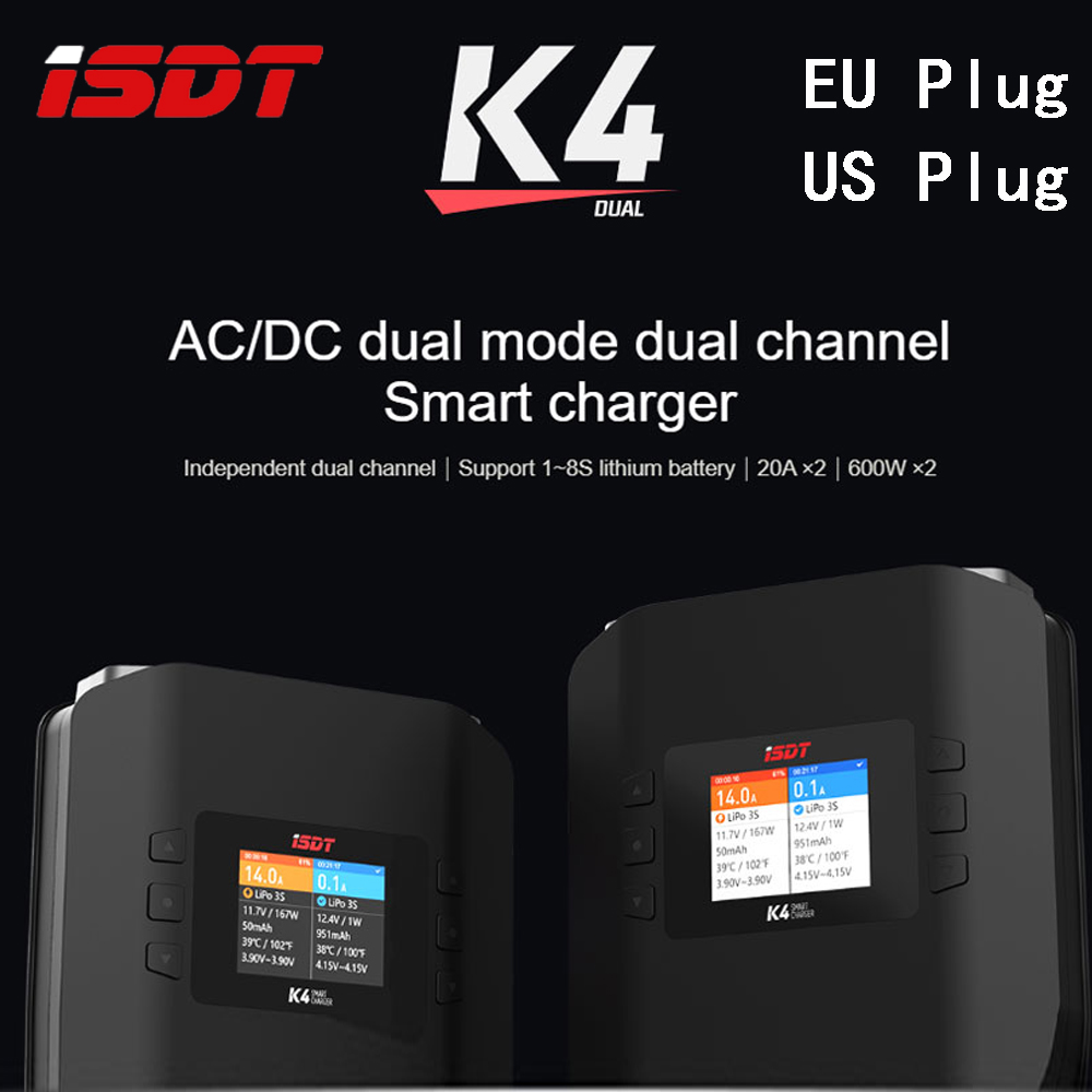 Caricabatterie intelligente pe - Isdt K4 Dual Lipo Charger recensione e prezzo