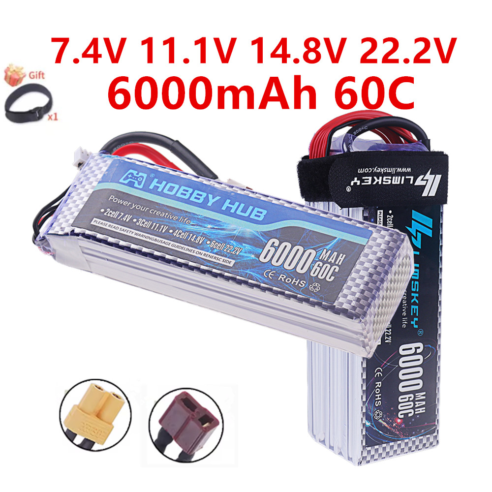 Batteria Lipo 2S 3S 4S 6S 7.4V - 4S Lipo Battery 14.8V 6000Mah recensione e prezzo