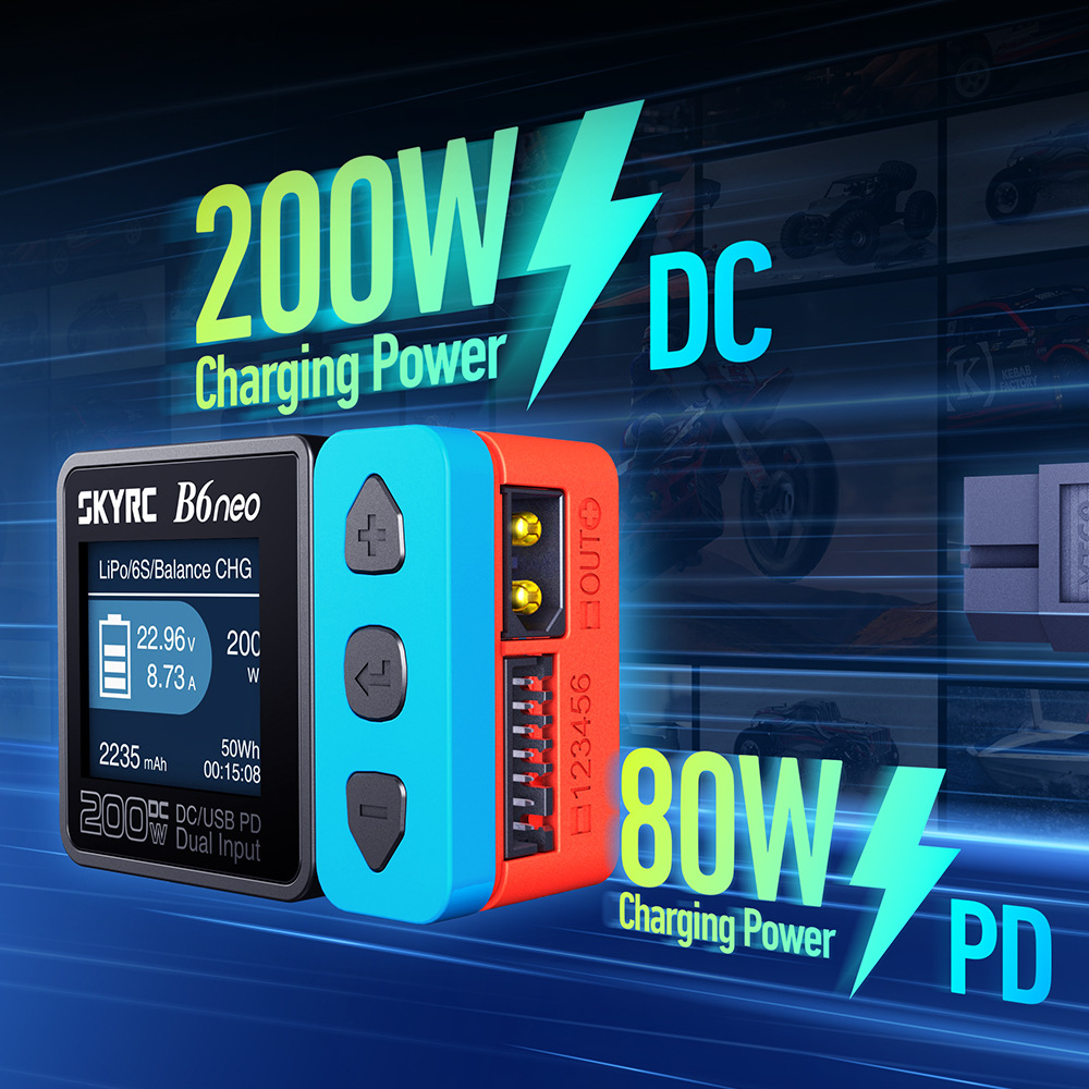 SkyRC B6 neo Caricabatterie in - Skyrc B6 Neo Smart Charger recensione e prezzo
