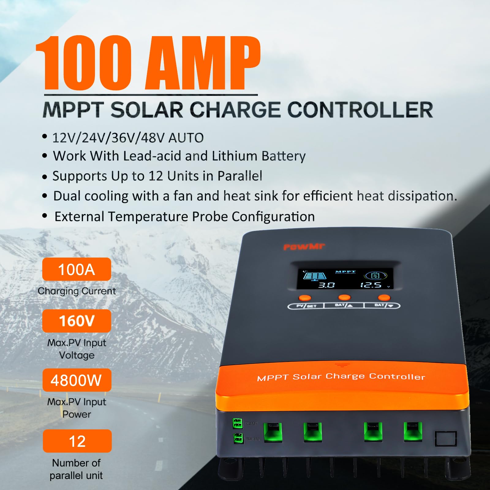 Regolatore di Carica Solare MP - Lifepo4 12V 100Ah Bms Bluetooth recensione e prezzo