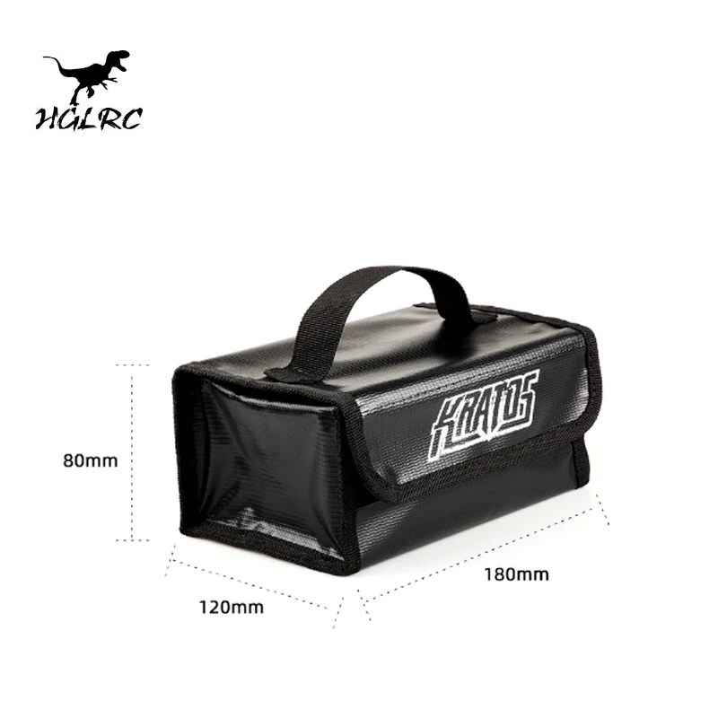 HGLRC Supporto Lombare e Borsa - Lipo Battery Fireproof Safety Charge Box recensione e prezzo